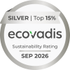 Ecovadis Silver Medal Sept 2026